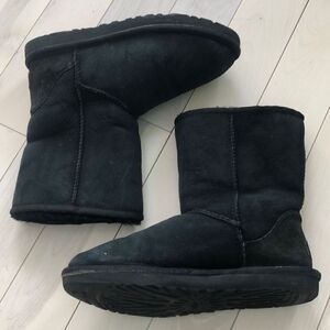 UGG Women's Classic Short II Suede Boots Black Size 7